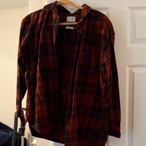 Women’s oversized flannel shirt